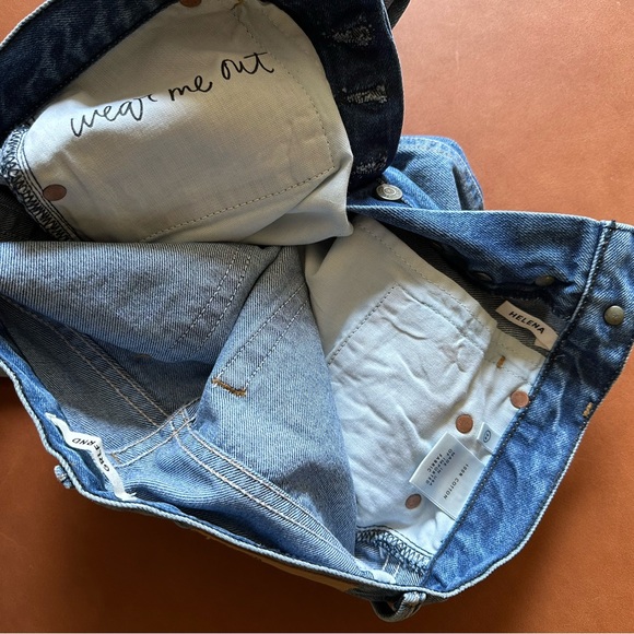 NWIT GRLFRND Helena Grommet Detail Crop Jeans - Picture 7 of 7